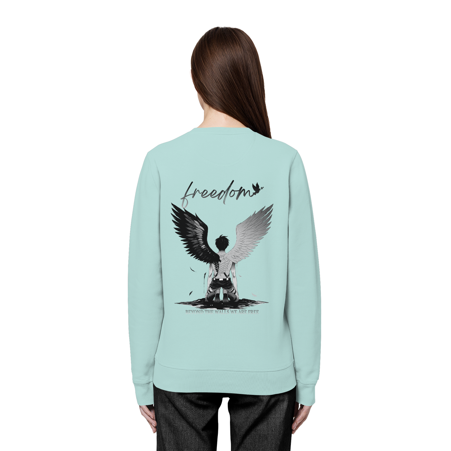 "Freedom" Back Organic Unisex Sweatshirt