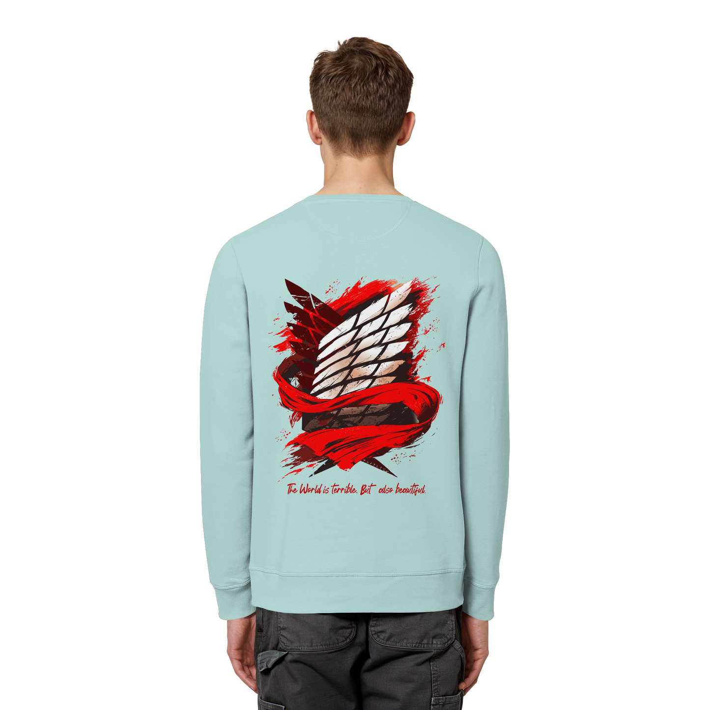"Verbundenheit" Back Organic Unisex Sweatshirt
