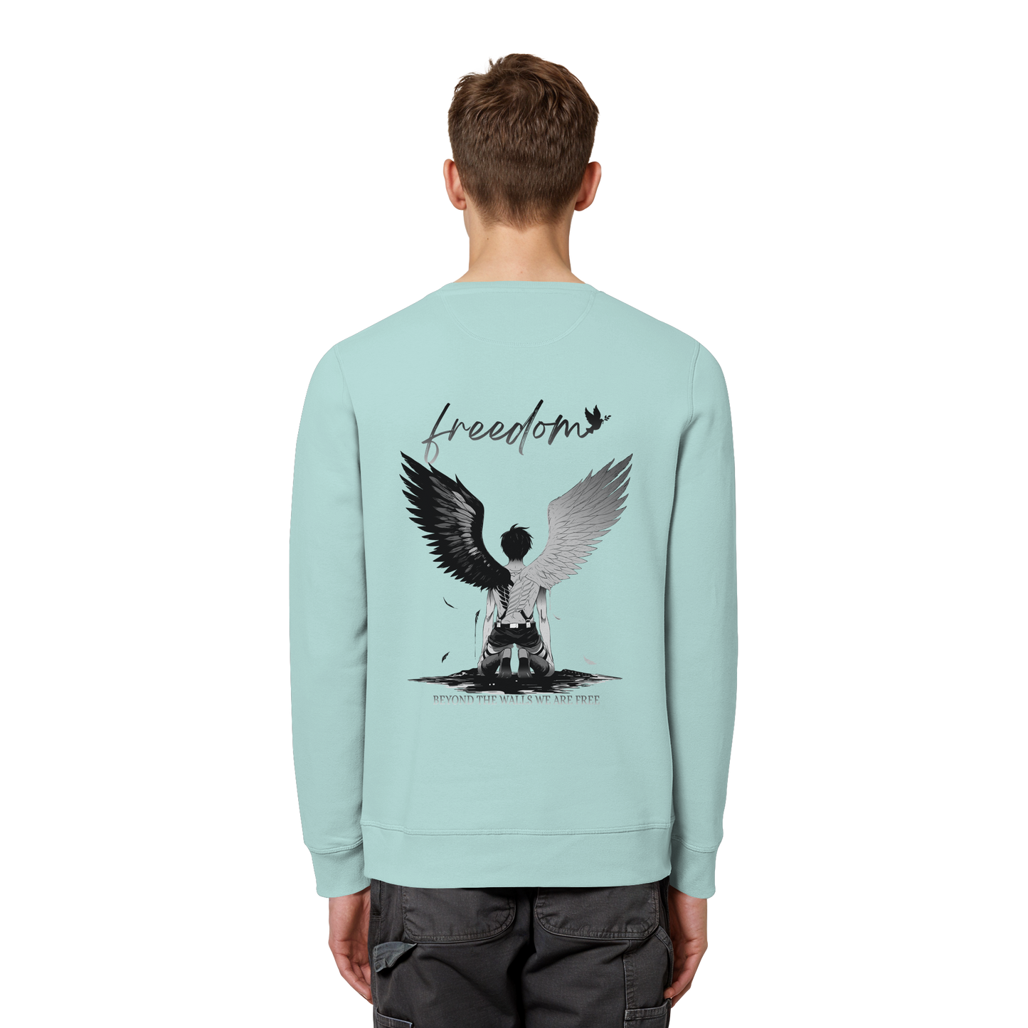"Freedom" Back Organic Unisex Sweatshirt