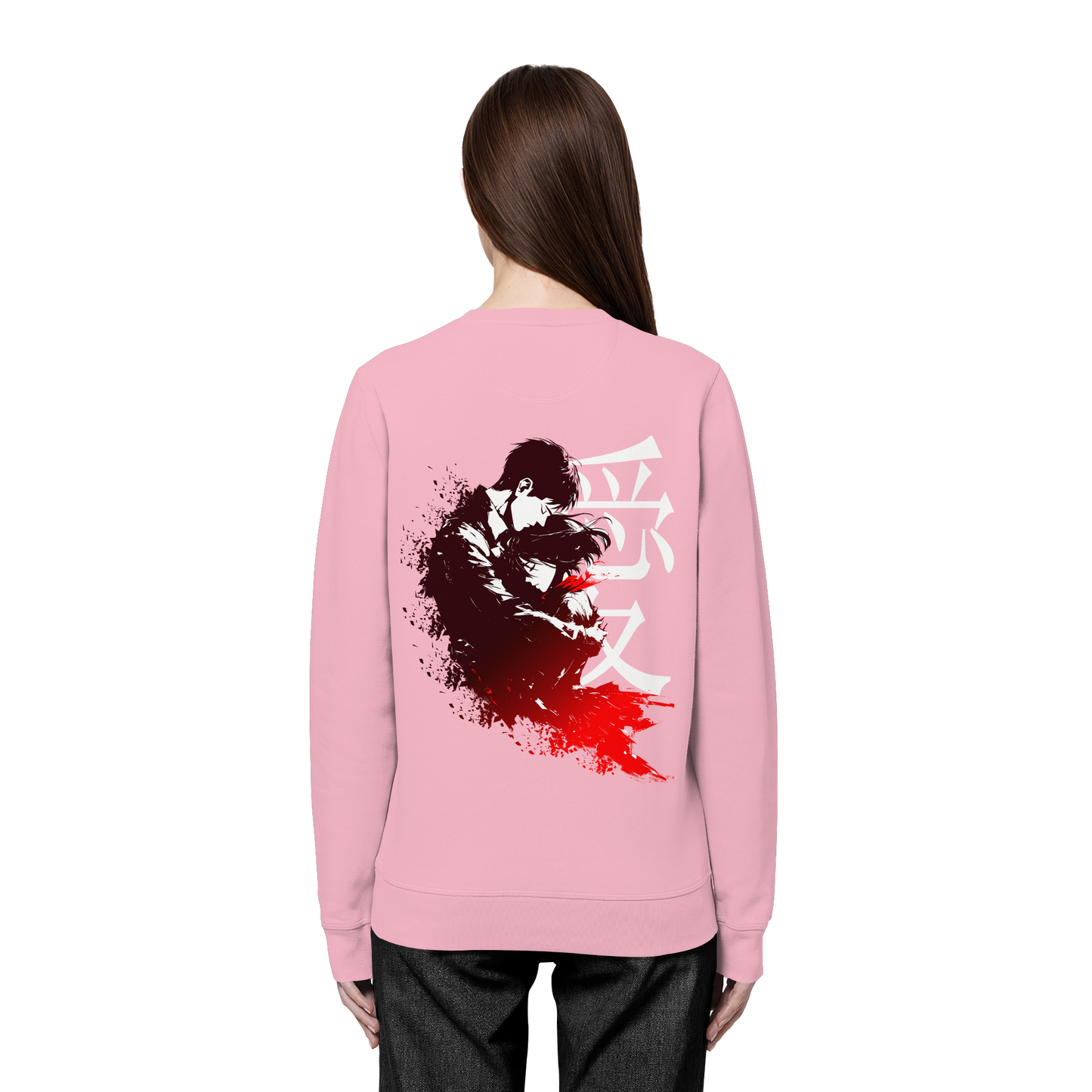 "Bound by Fate" Back Organic Unisex Sweatshirt