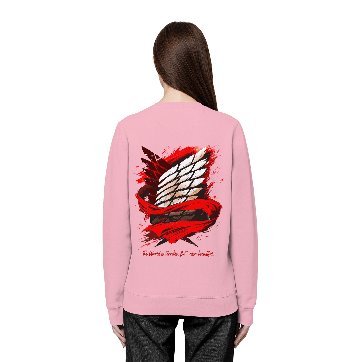 "Verbundenheit" Back Organic Unisex Sweatshirt