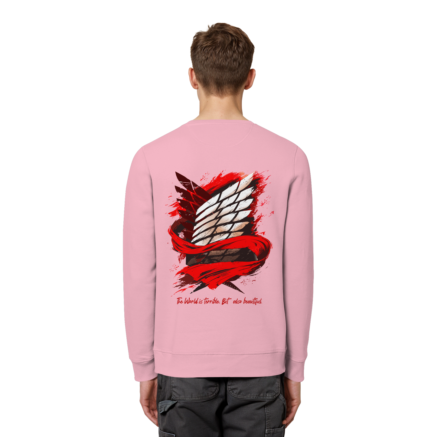 "Verbundenheit" Back Organic Unisex Sweatshirt
