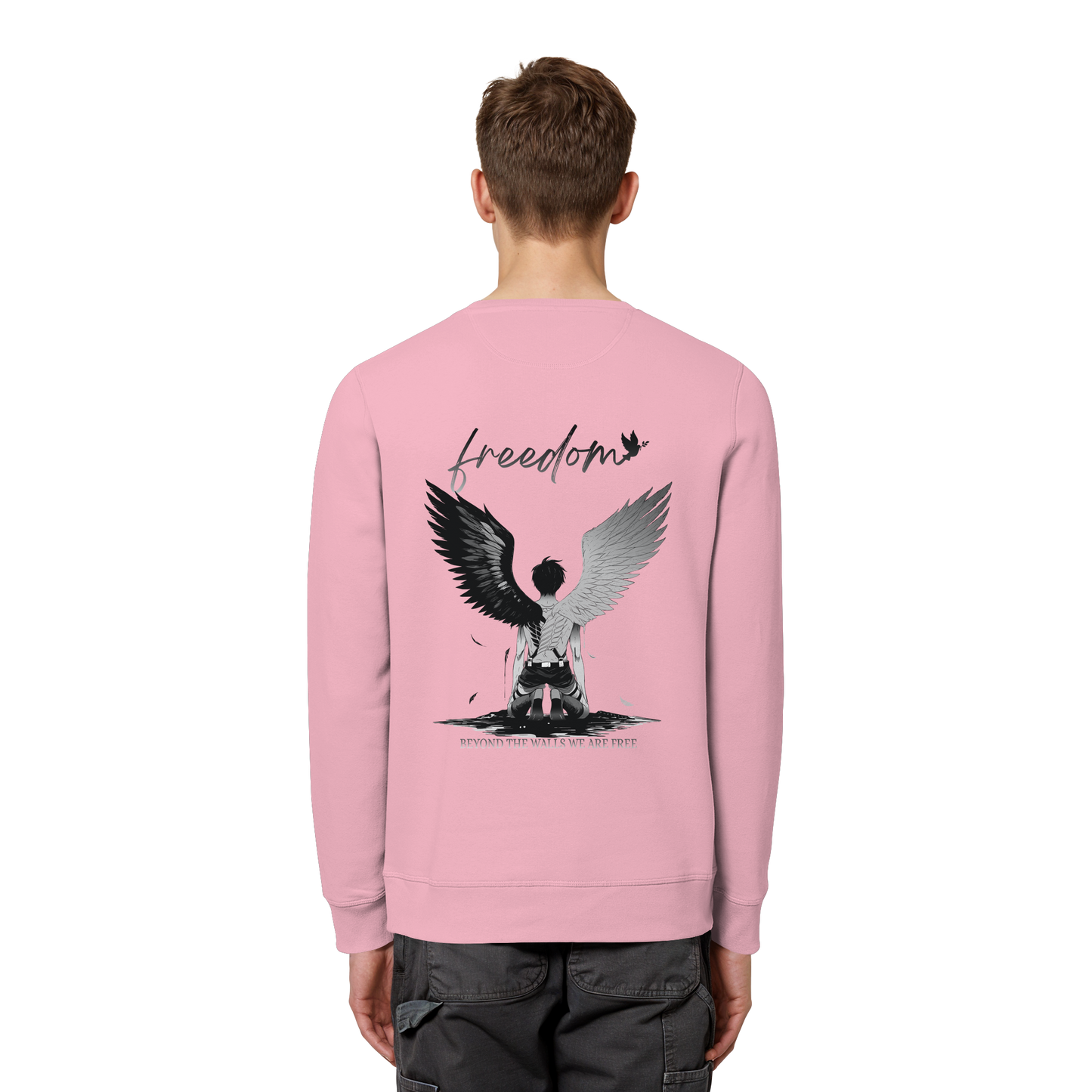 "Freedom" Back Organic Unisex Sweatshirt
