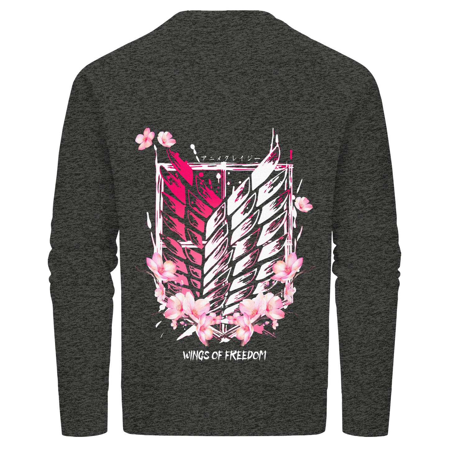 "Petals of Liberation“ Back Organic Unisex Sweatshirt