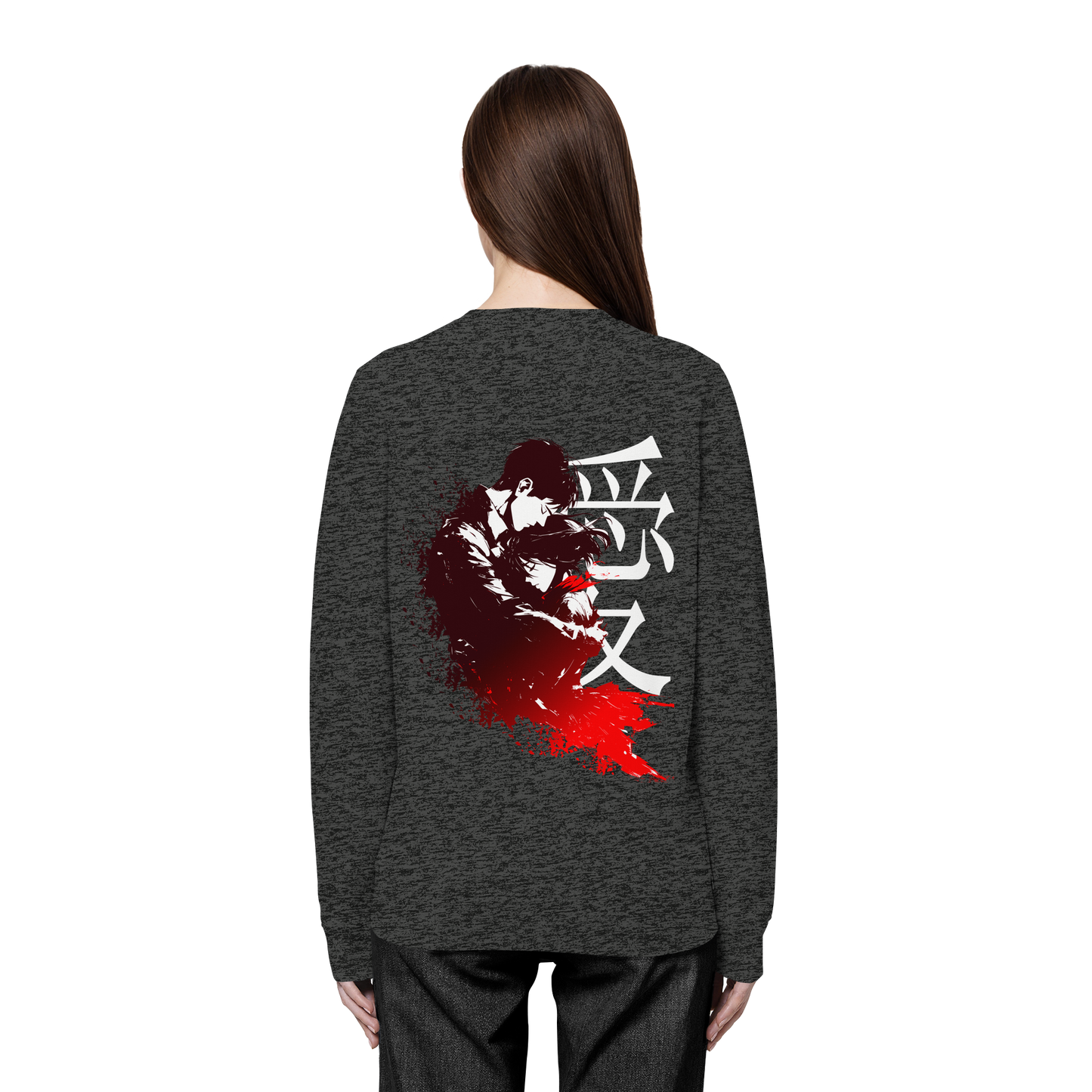 "Bound by Fate" Back Organic Unisex Sweatshirt