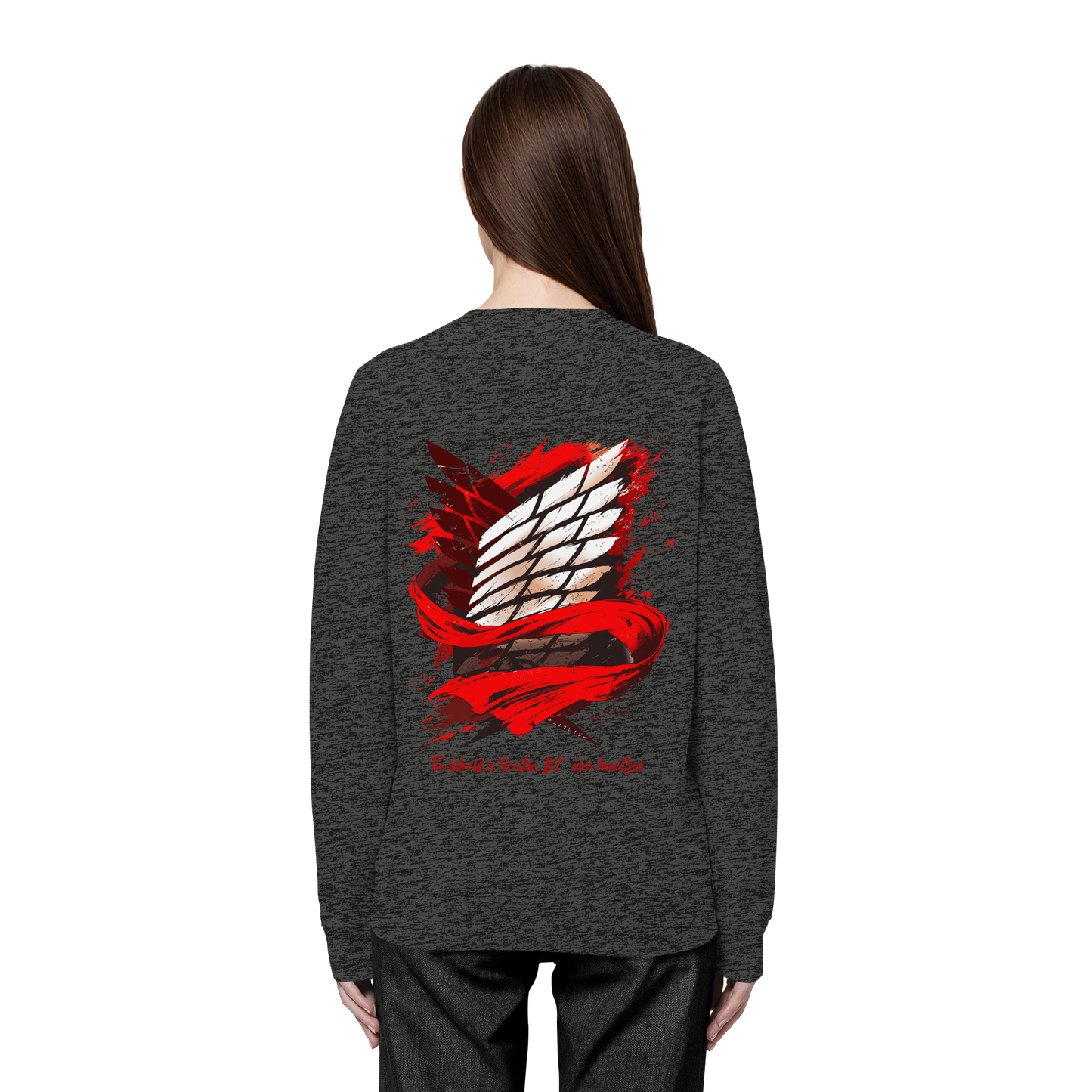"Verbundenheit" Back Organic Unisex Sweatshirt