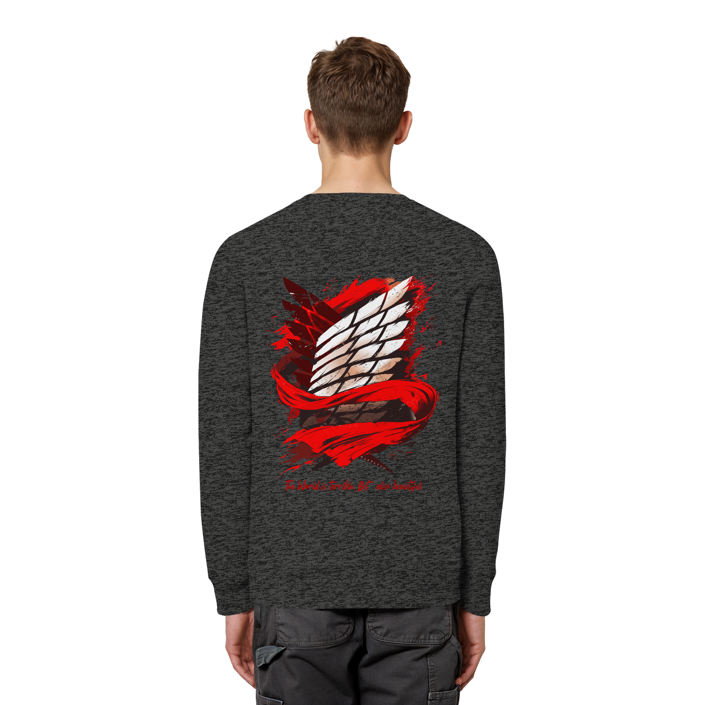 "Verbundenheit" Back Organic Unisex Sweatshirt