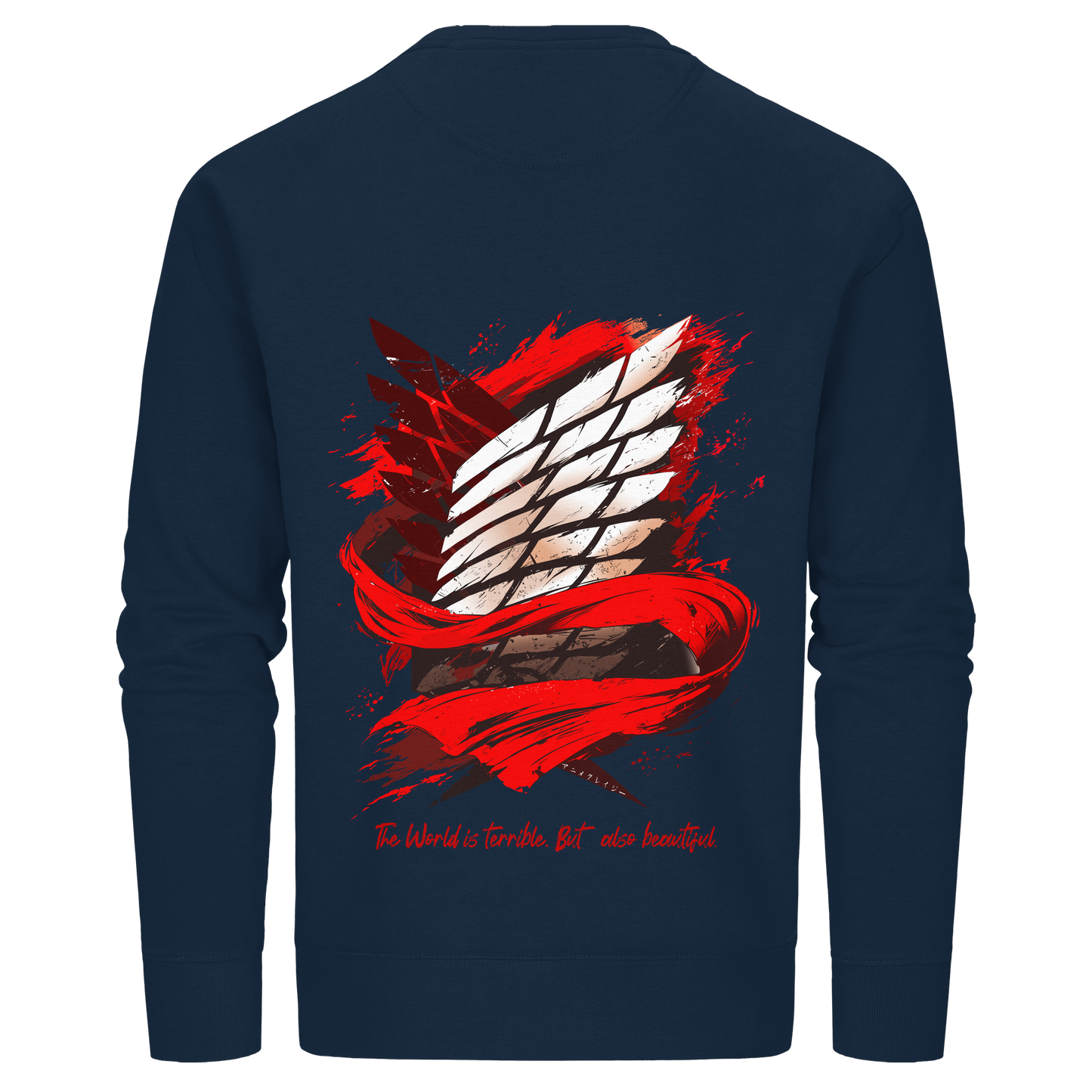 "Verbundenheit" Back Organic Unisex Sweatshirt