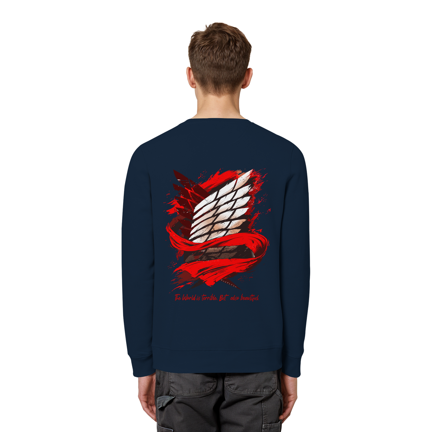 "Verbundenheit" Back Organic Unisex Sweatshirt