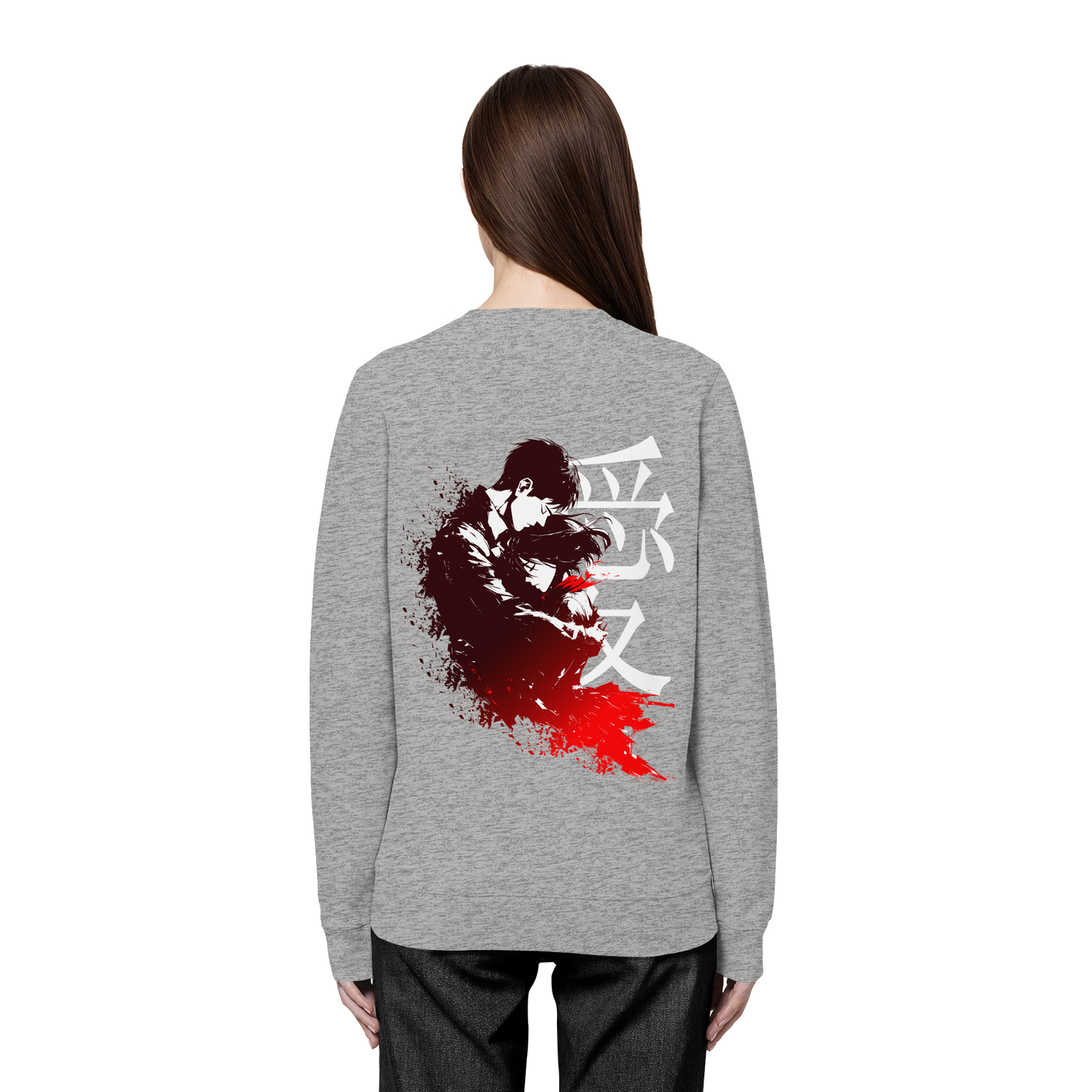 "Bound by Fate" Back Organic Unisex Sweatshirt