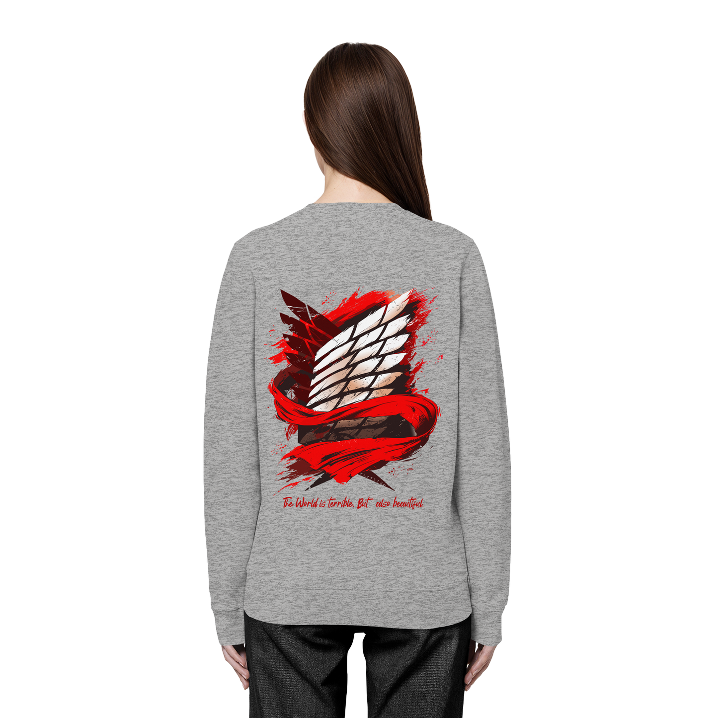 "Verbundenheit" Back Organic Unisex Sweatshirt