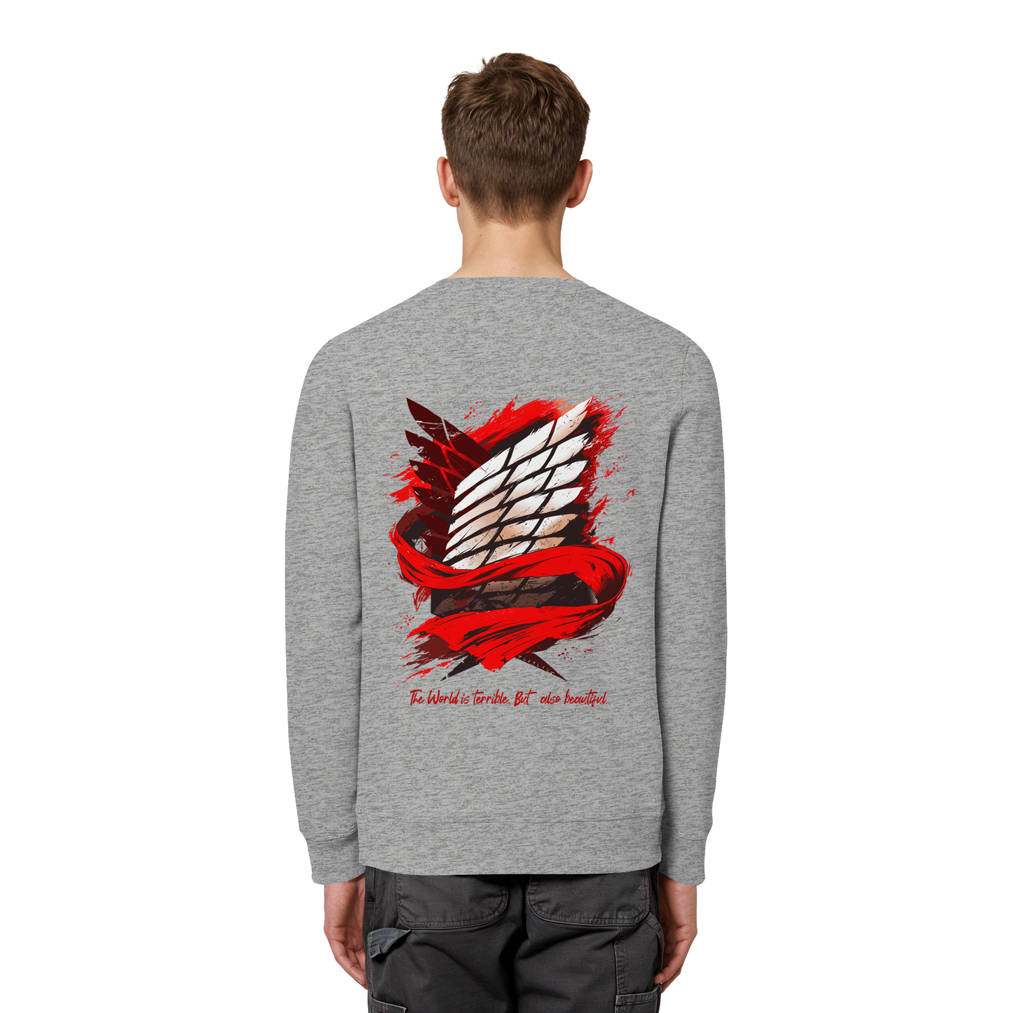 "Verbundenheit" Back Organic Unisex Sweatshirt
