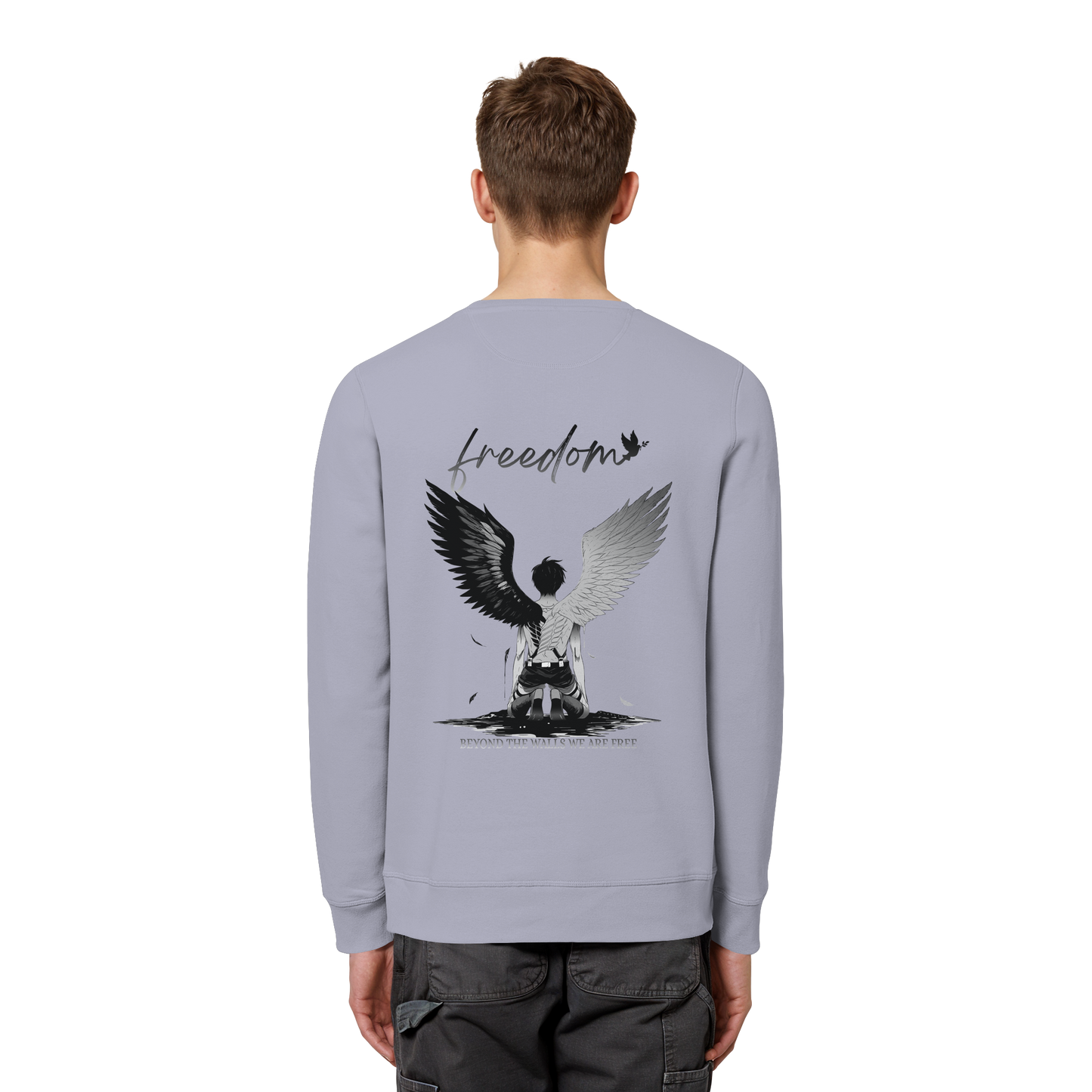 "Freedom" Back Organic Unisex Sweatshirt
