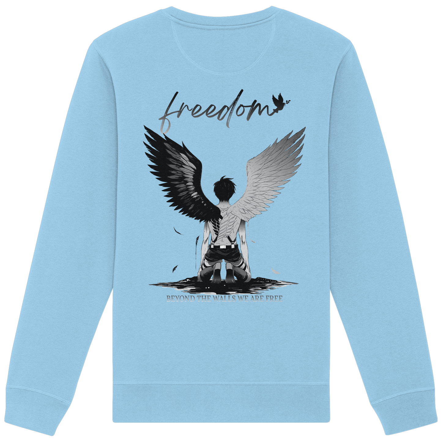 "Freedom" Back Organic Unisex Sweatshirt