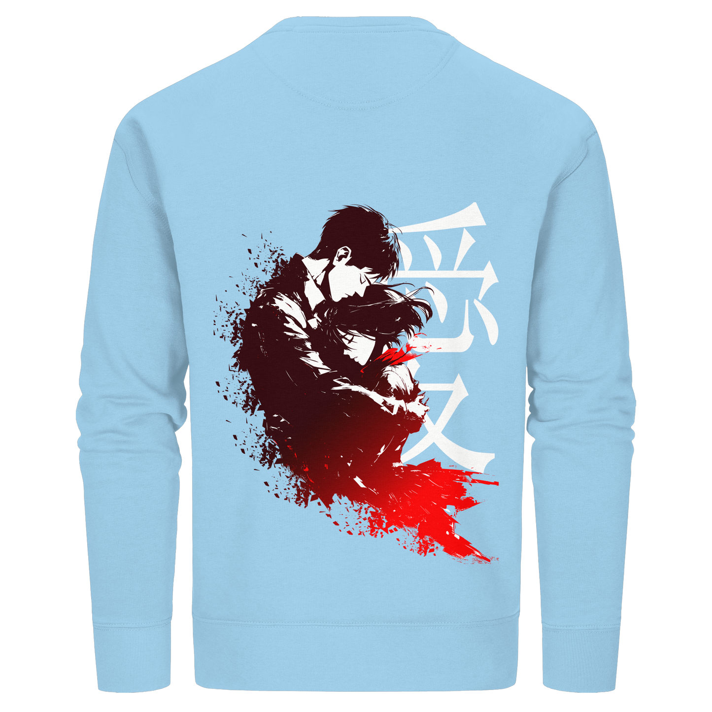 "Bound by Fate" Back Organic Unisex Sweatshirt
