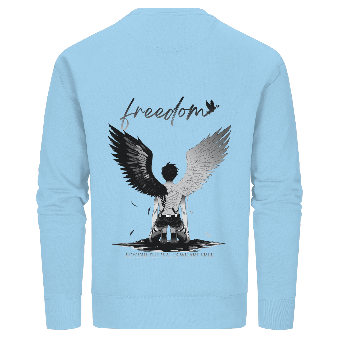 "Freedom" Back Organic Unisex Sweatshirt