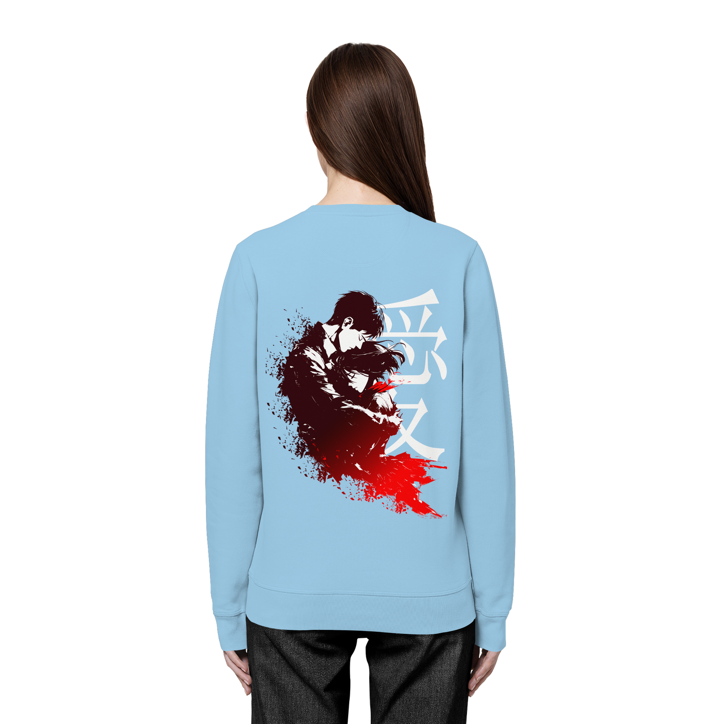 "Bound by Fate" Back Organic Unisex Sweatshirt