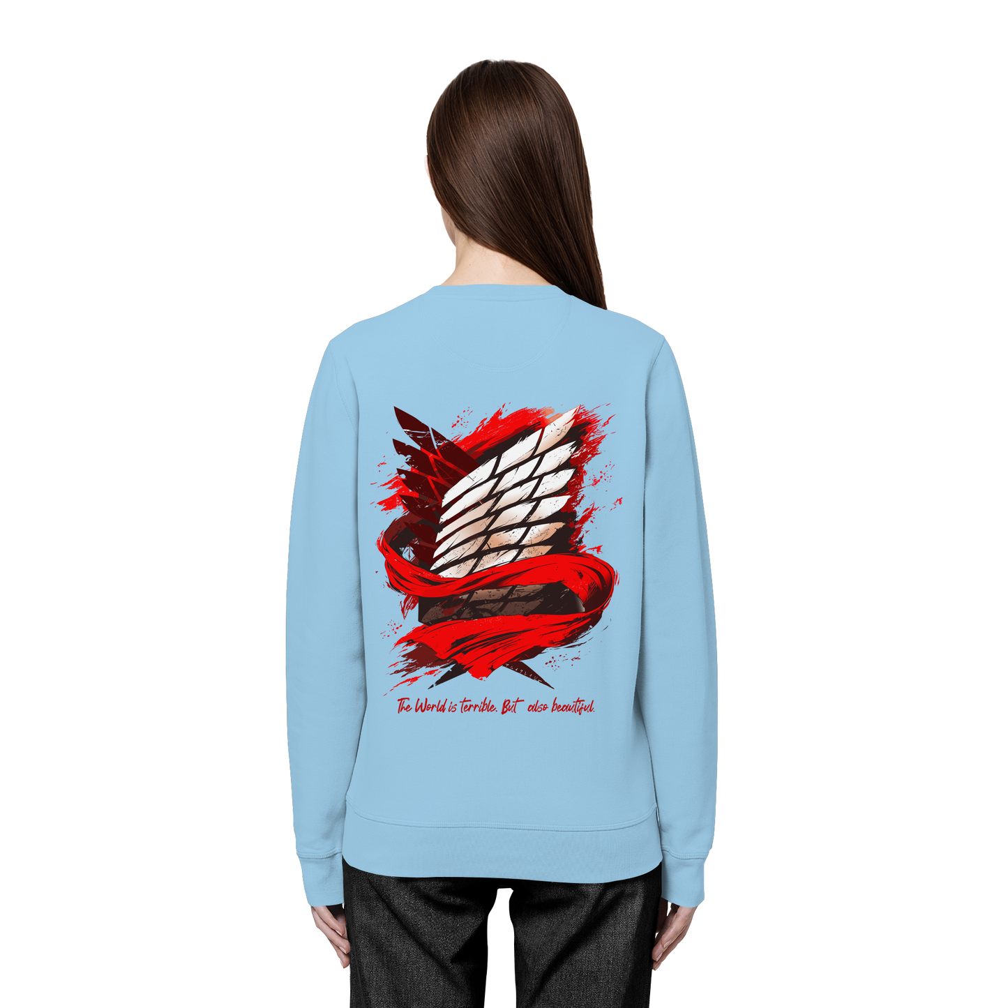 "Verbundenheit" Back Organic Unisex Sweatshirt
