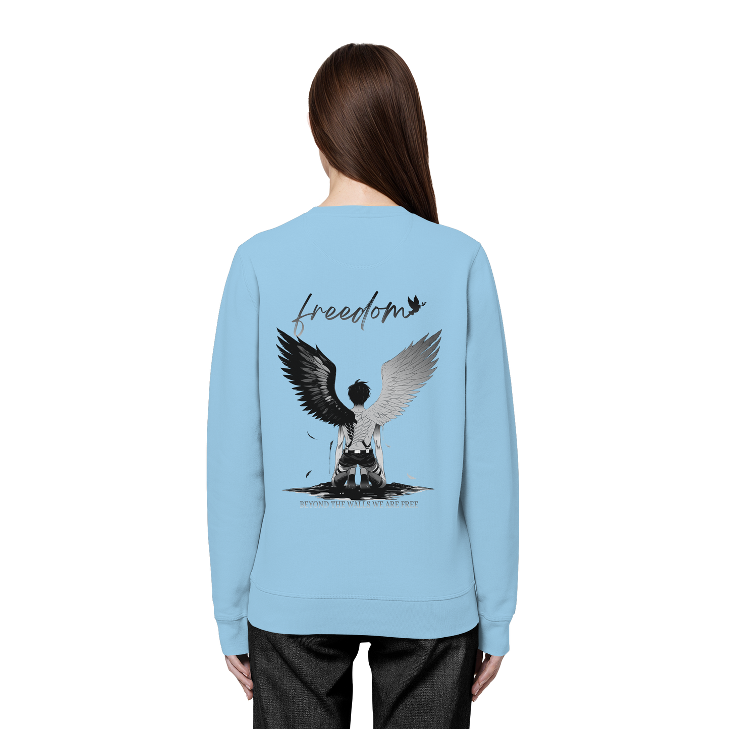 "Freedom" Back Organic Unisex Sweatshirt