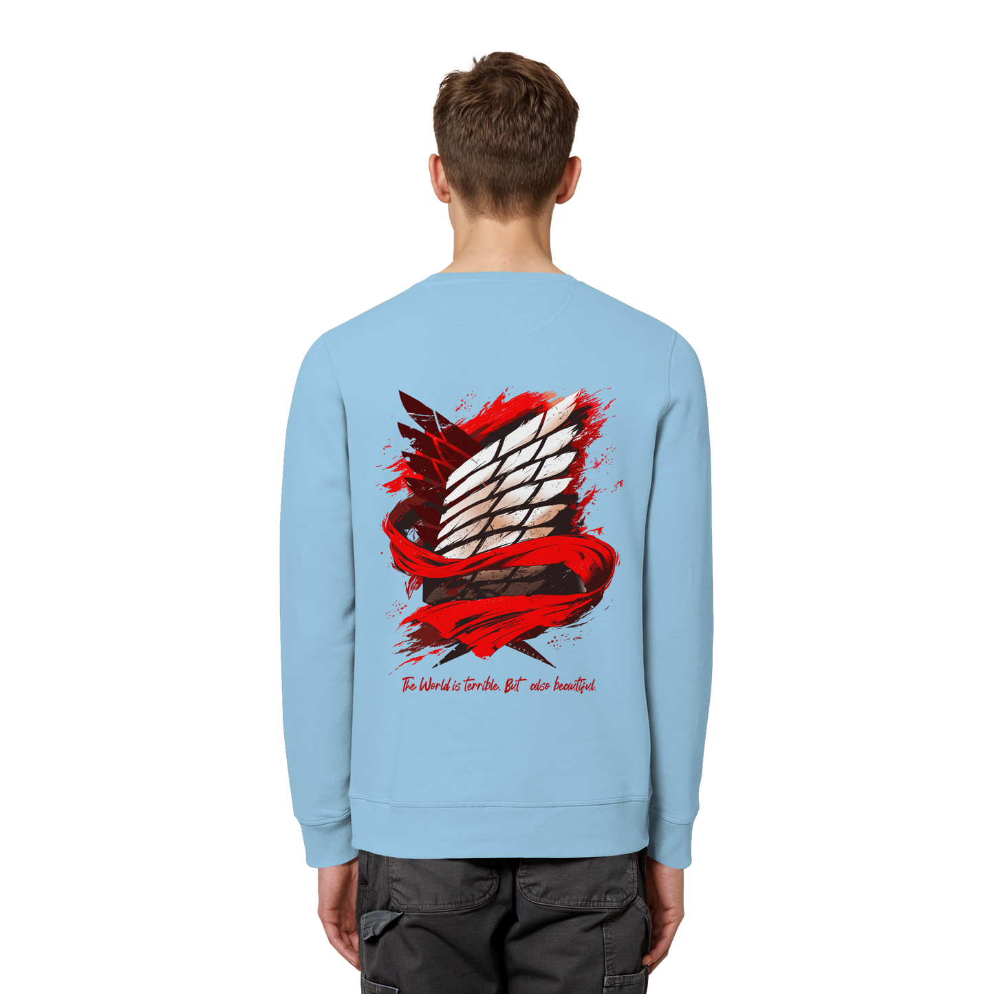"Verbundenheit" Back Organic Unisex Sweatshirt