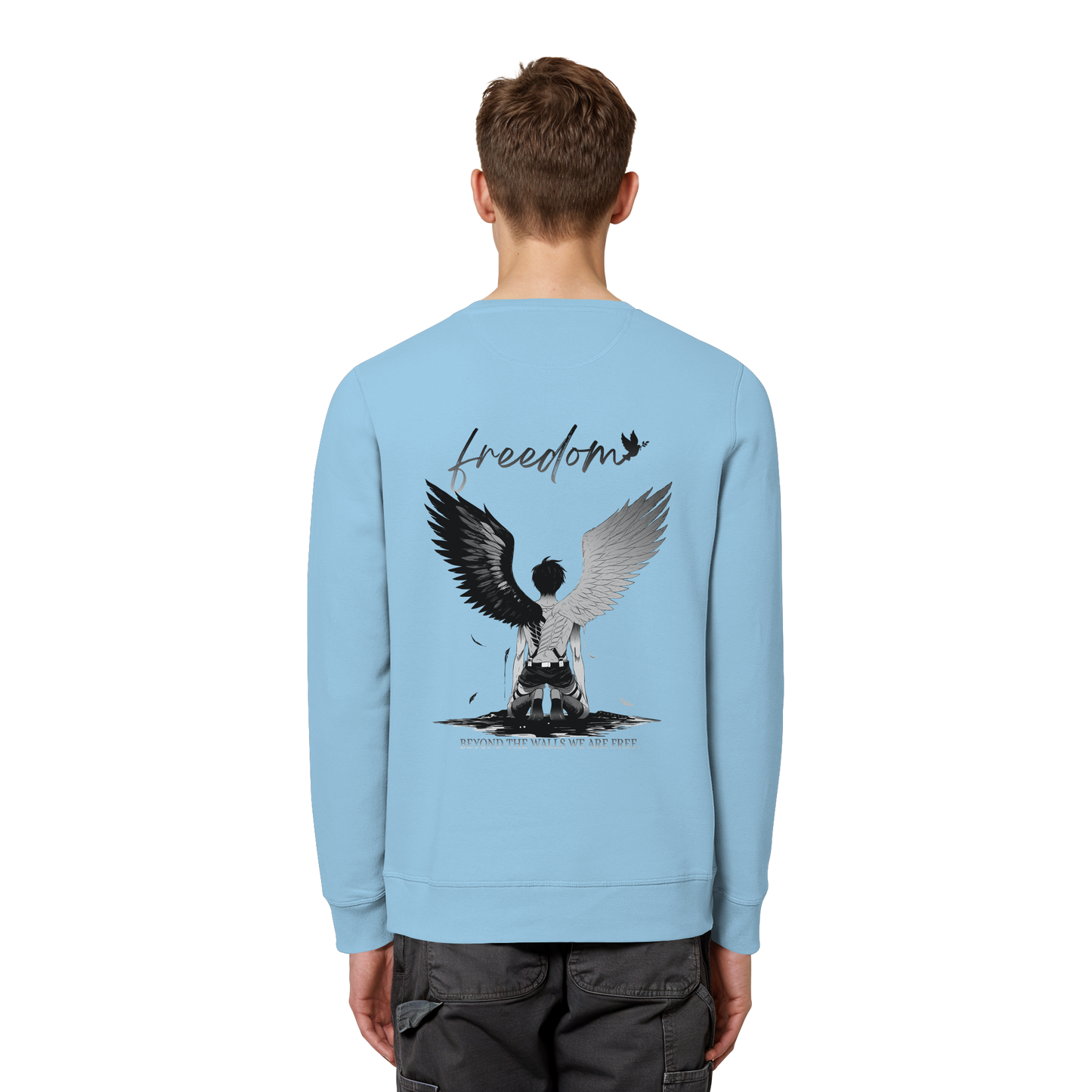 "Freedom" Back Organic Unisex Sweatshirt