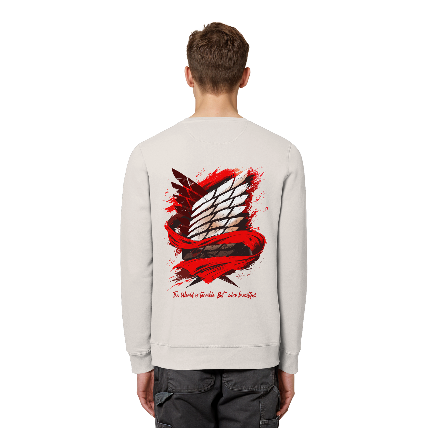 "Verbundenheit" Back Organic Unisex Sweatshirt