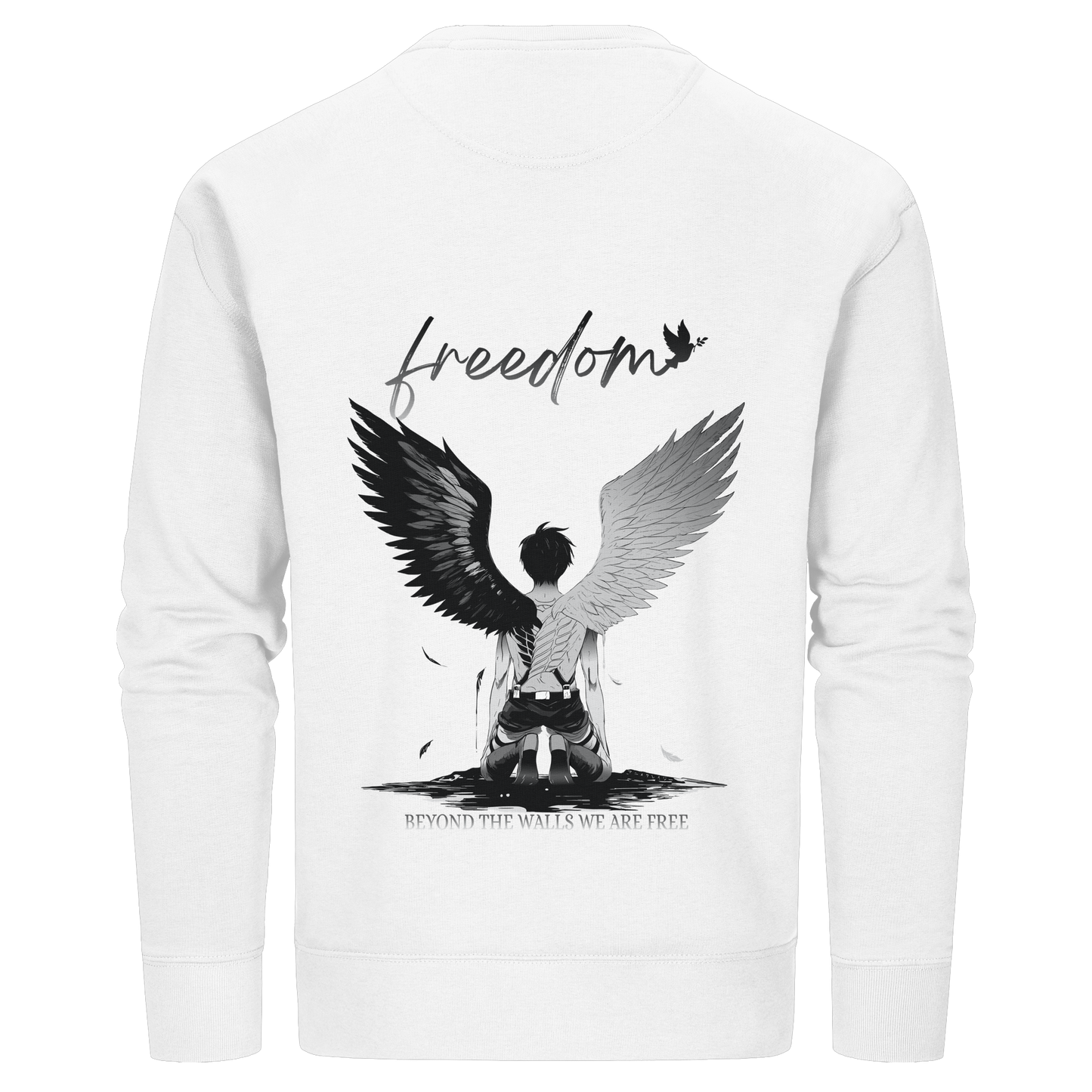 "Freedom" Back Organic Unisex Sweatshirt