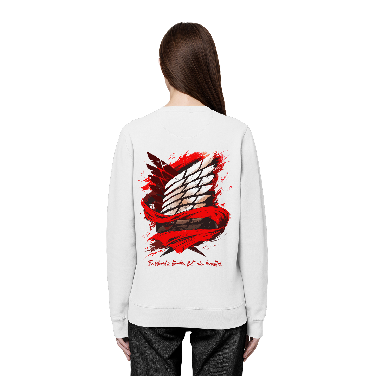 "Verbundenheit" Back Organic Unisex Sweatshirt