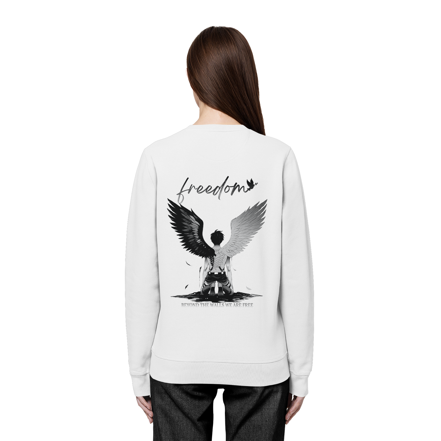 "Freedom" Back Organic Unisex Sweatshirt
