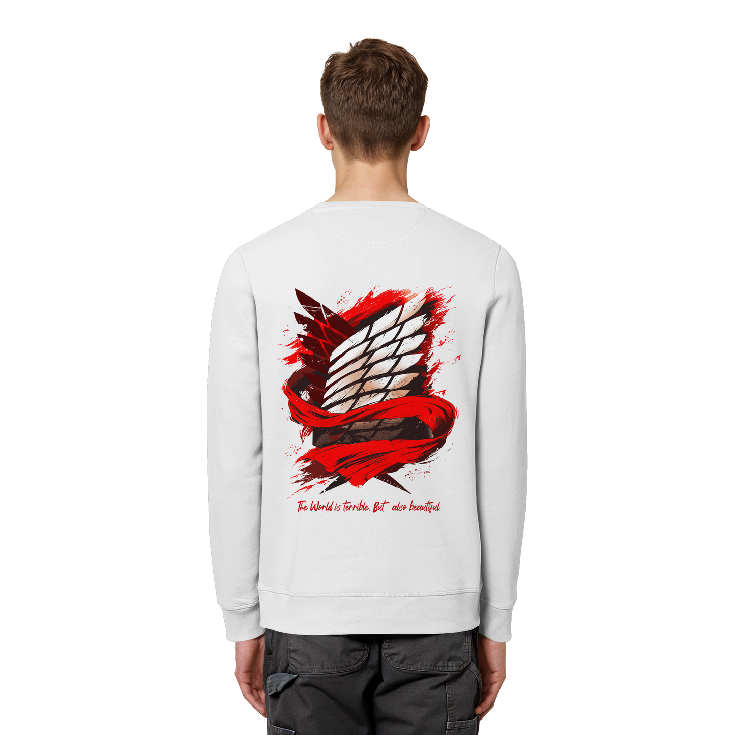 "Verbundenheit" Back Organic Unisex Sweatshirt