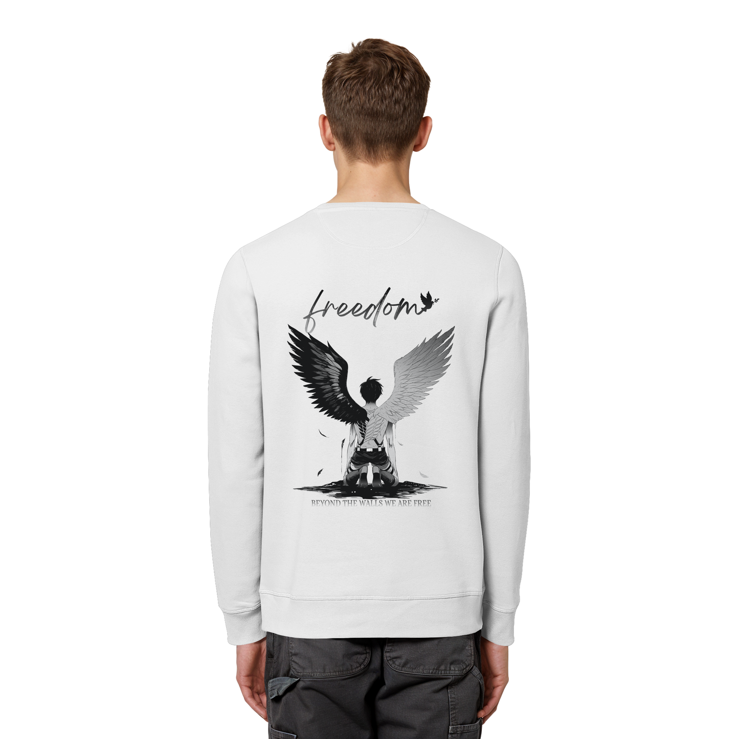 "Freedom" Back Organic Unisex Sweatshirt