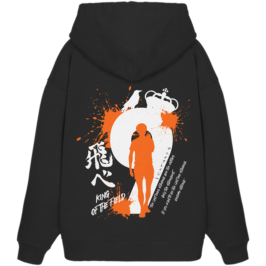 "King Of The Field" Back Organic Oversize Hoodie