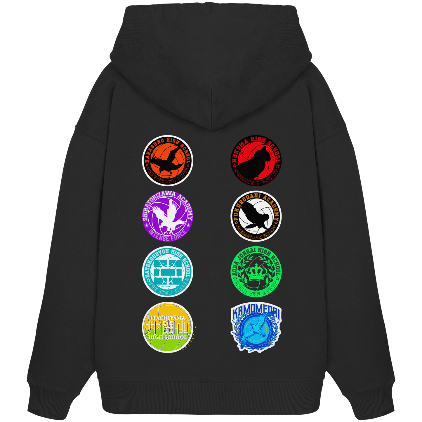 "Ascension Marks" Back Organic Oversize Hoodie