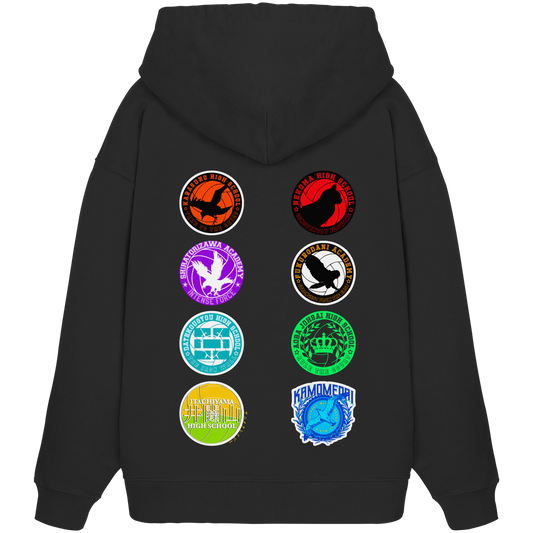 "Ascension Marks" Back Organic Oversize Hoodie