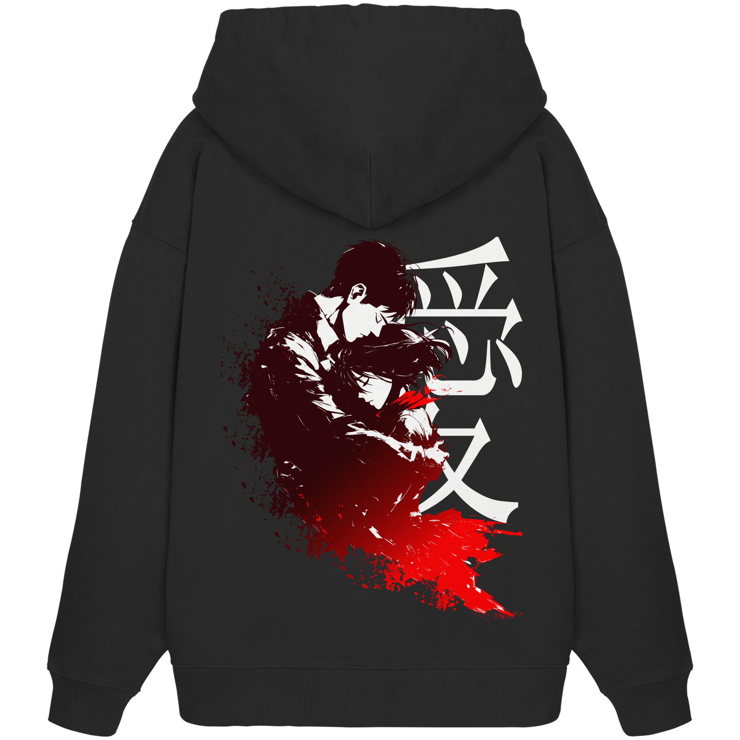 "Bound by Fate" Back Organic Oversize Hoodie