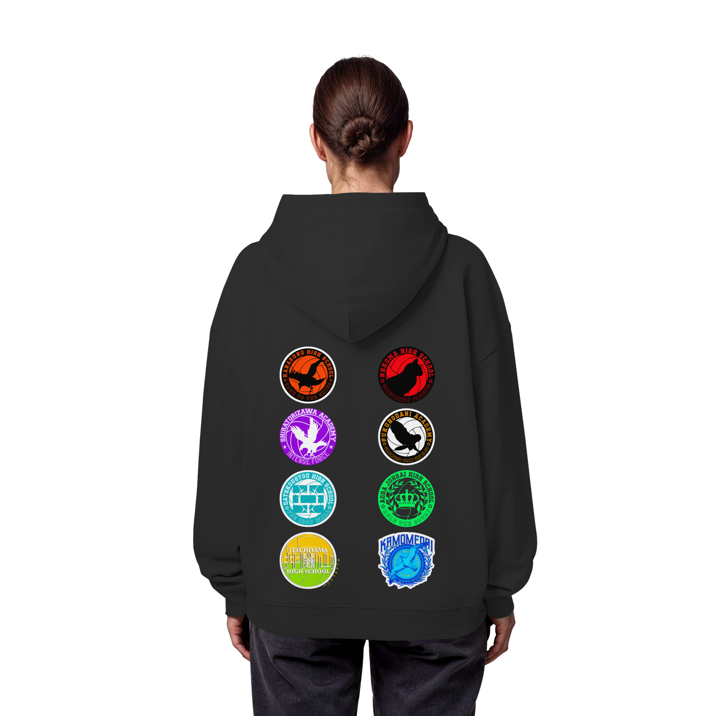 "Ascension Marks" Back Organic Oversize Hoodie