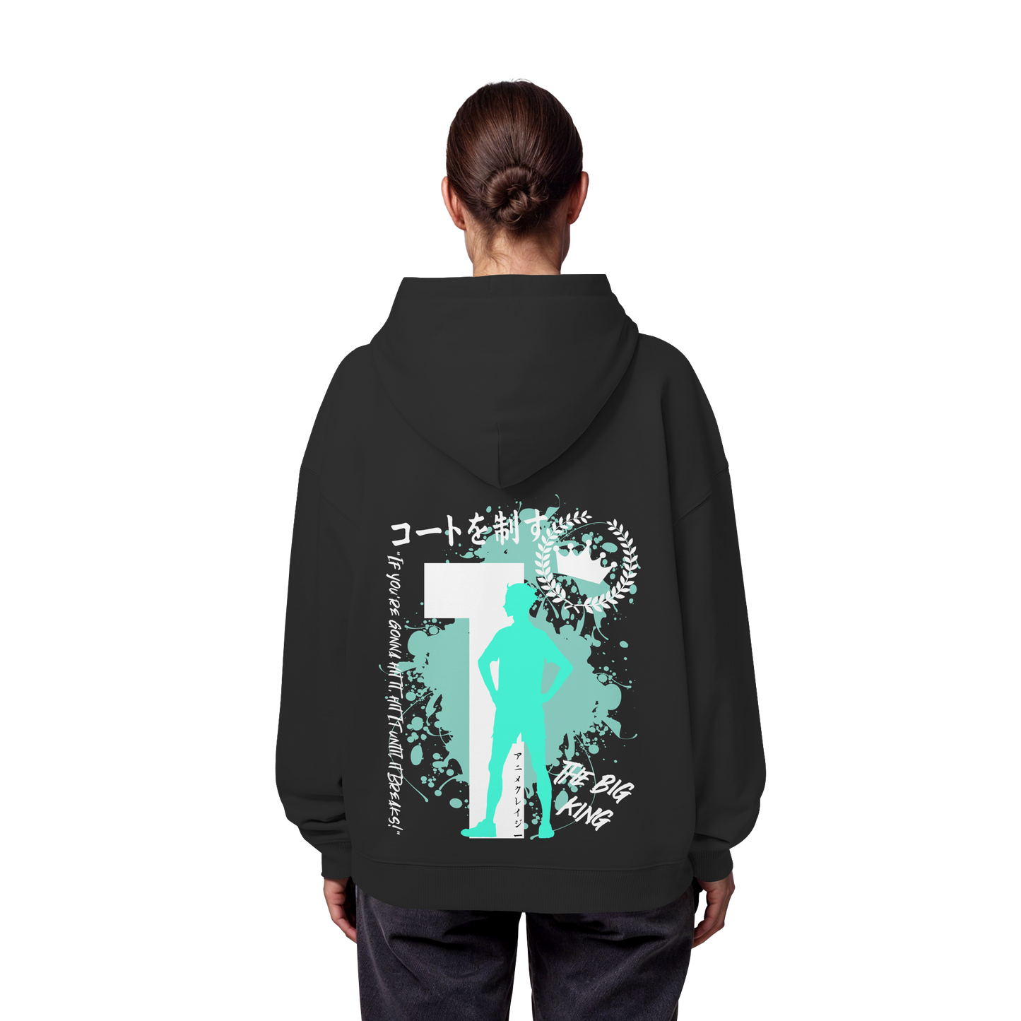 "The Big King" Back Organic Oversize Hoodie