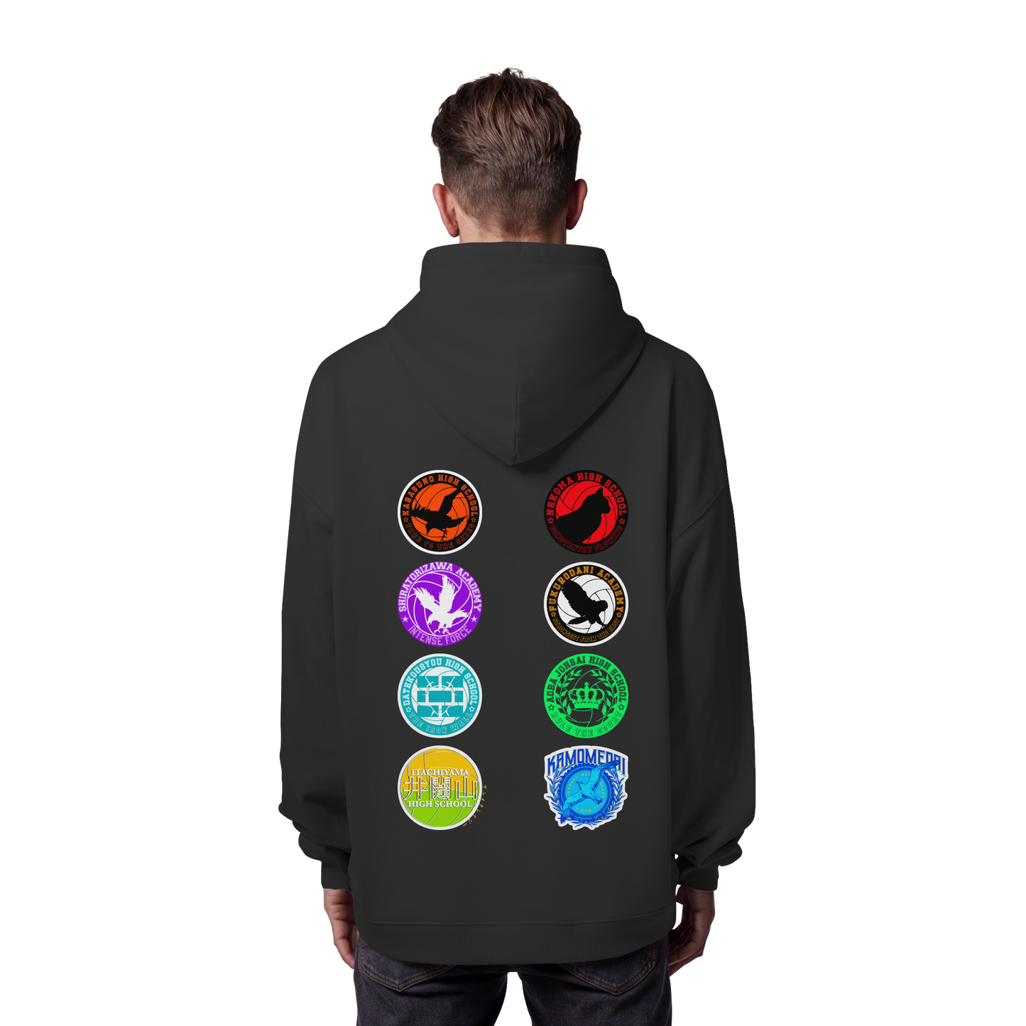 "Ascension Marks" Back Organic Oversize Hoodie