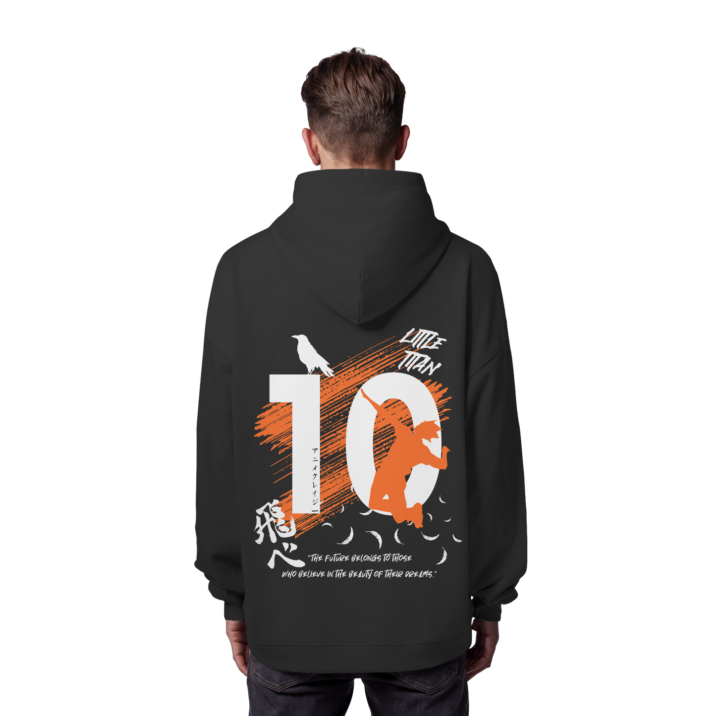"Little Titan" Back Organic Oversize Hoodie