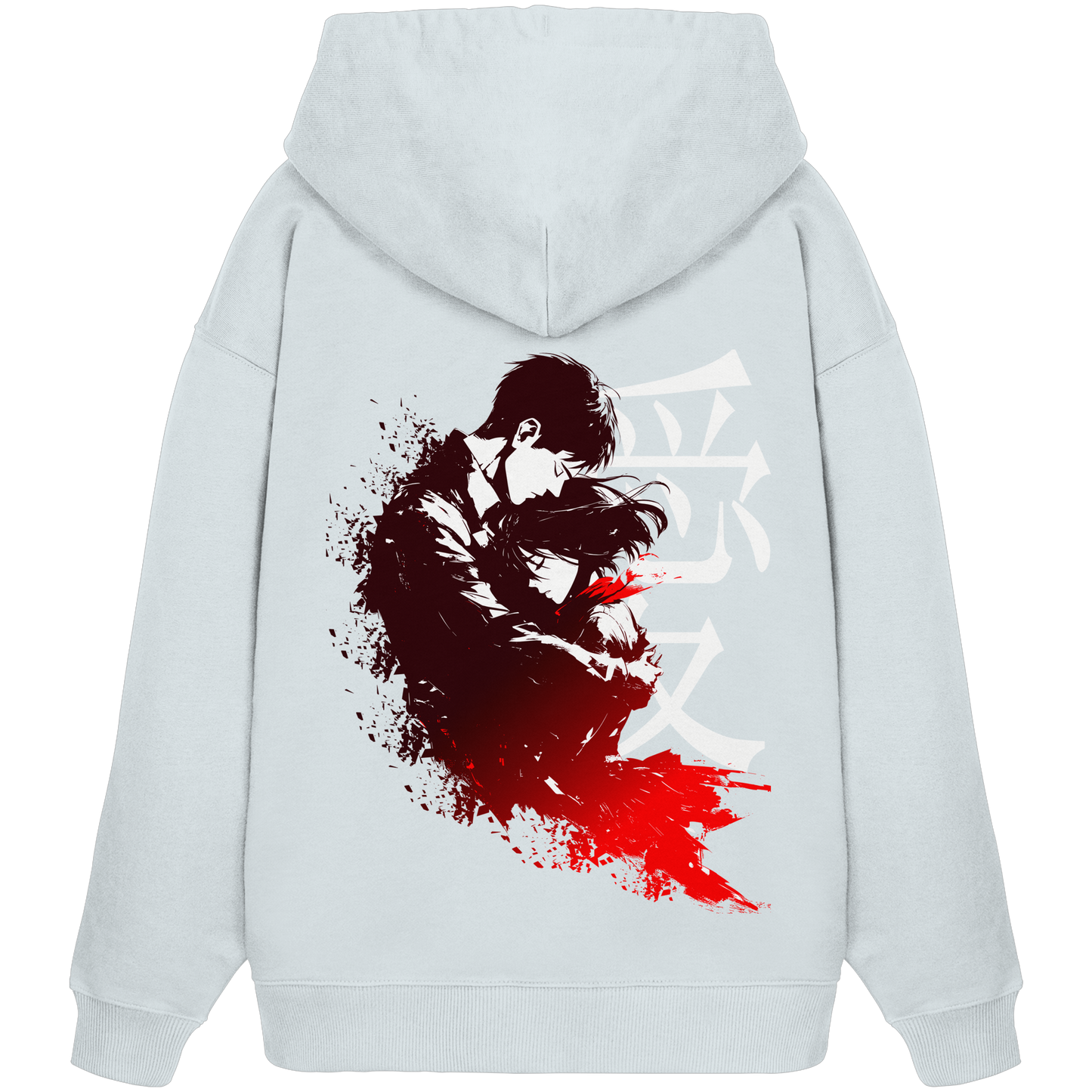 "Bound by Fate" Back Organic Oversize Hoodie