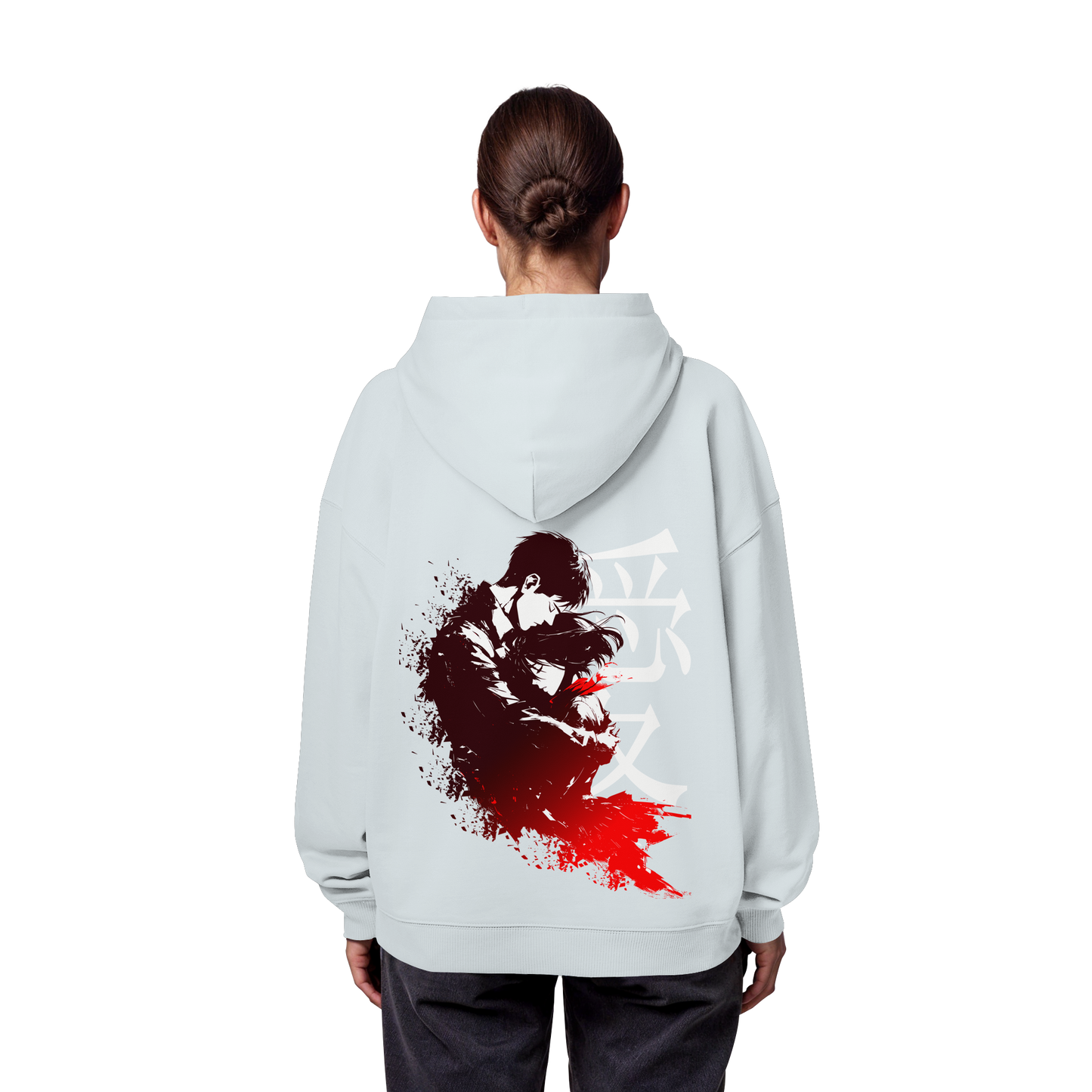 "Bound by Fate" Back Organic Oversize Hoodie