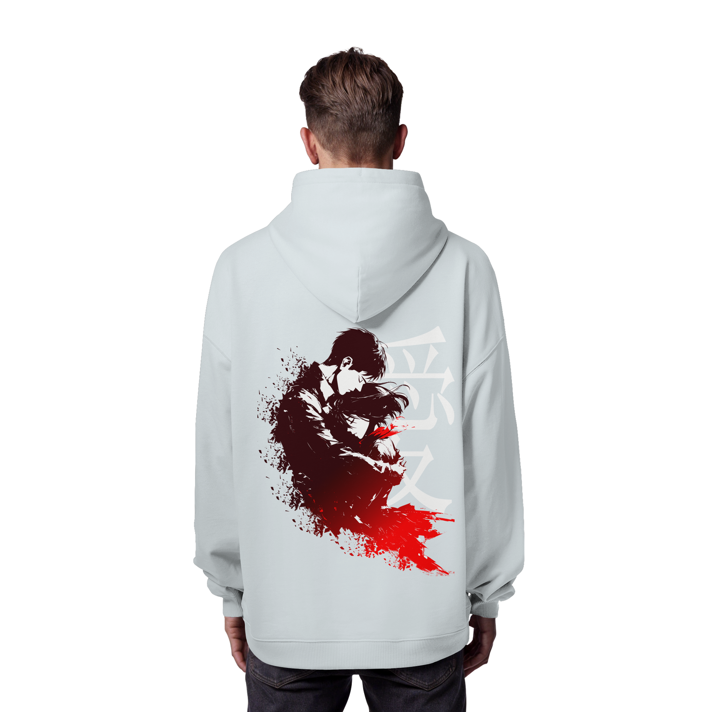 "Bound by Fate" Back Organic Oversize Hoodie