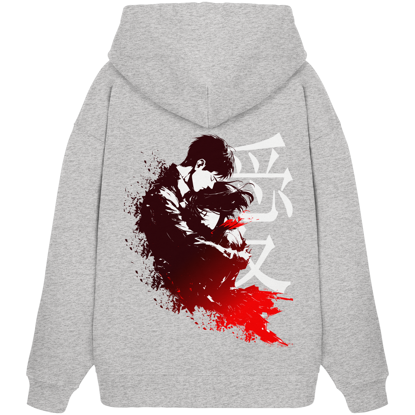 "Bound by Fate" Back Organic Oversize Hoodie