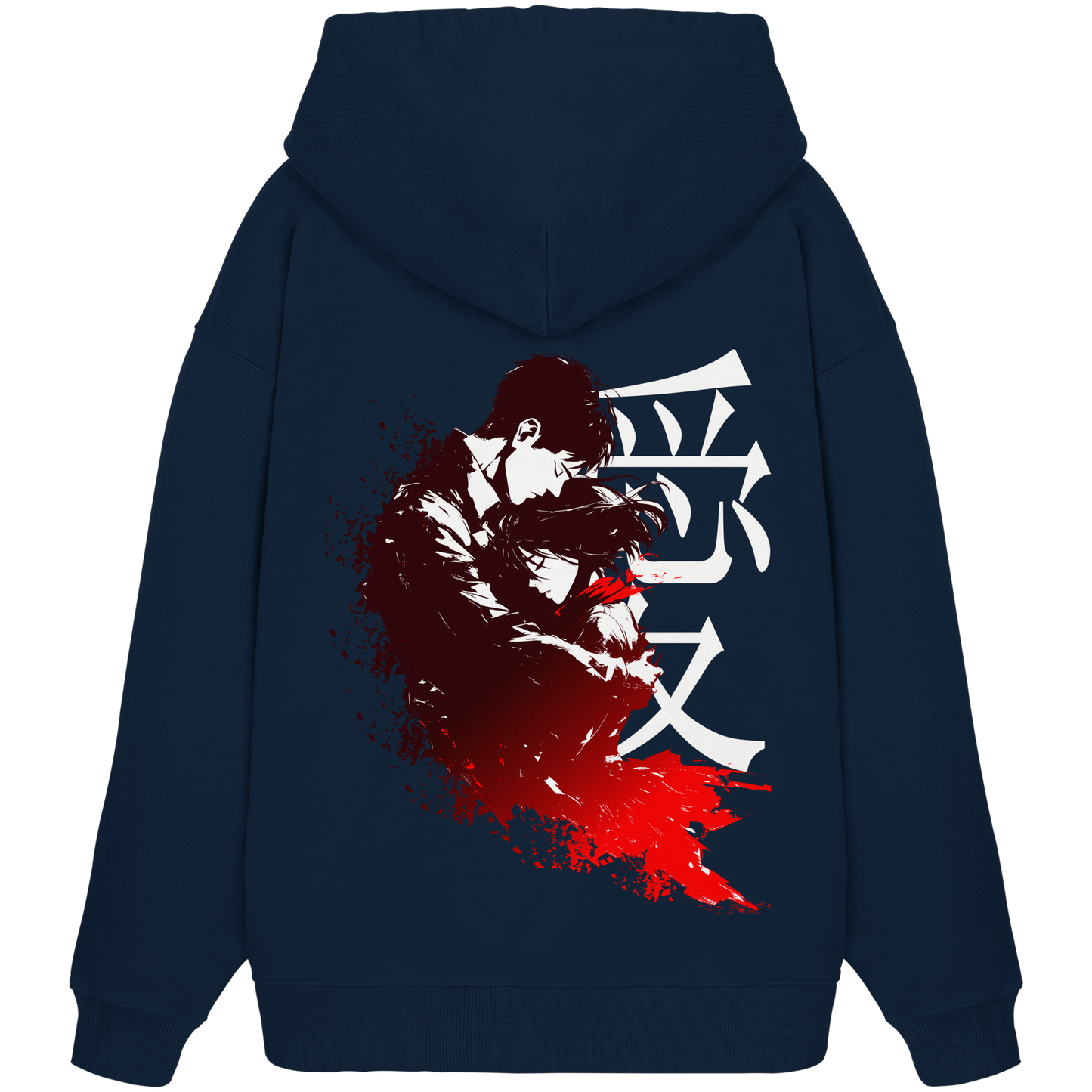 "Bound by Fate" Back Organic Oversize Hoodie