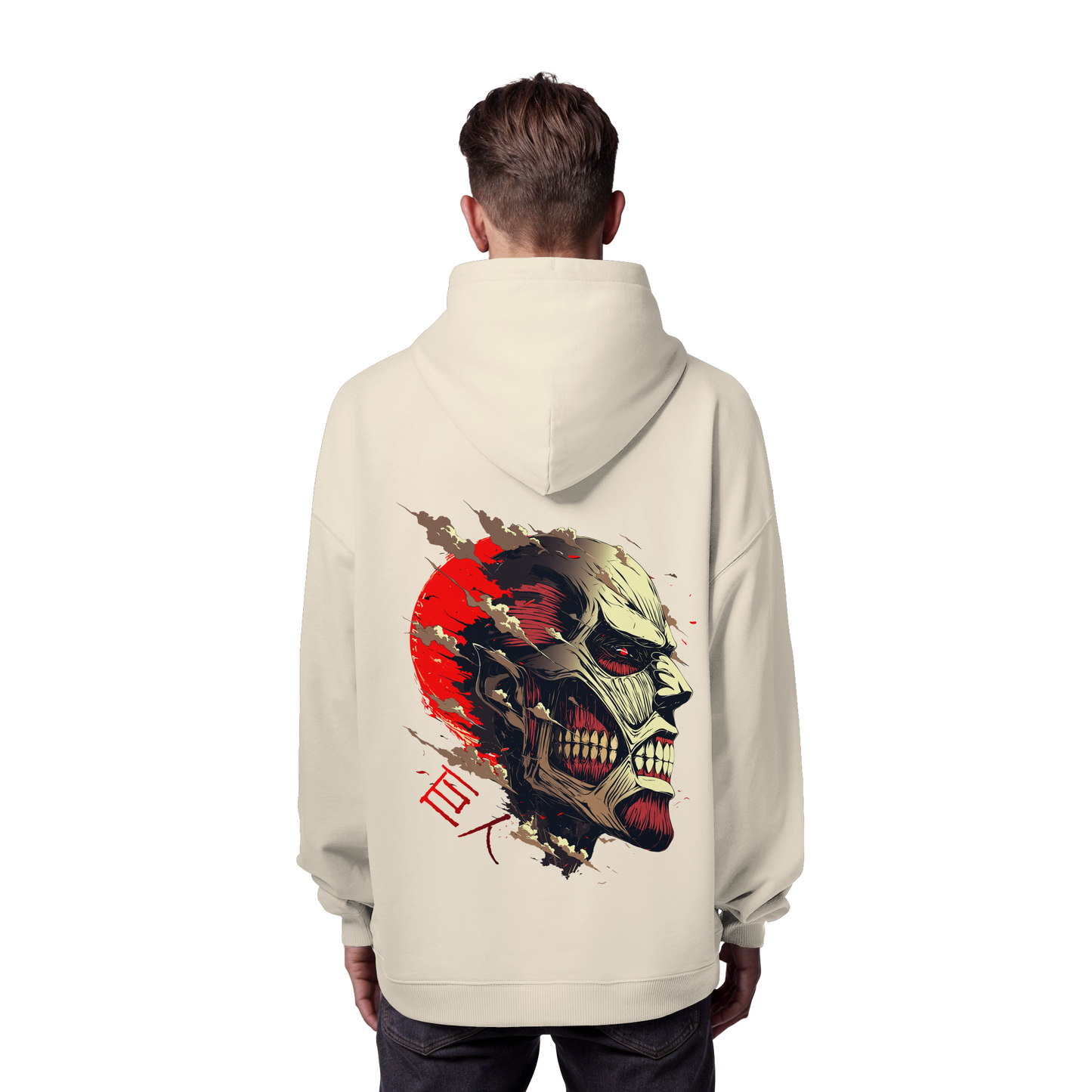 "Titan" Back Organic Oversize Hoodie