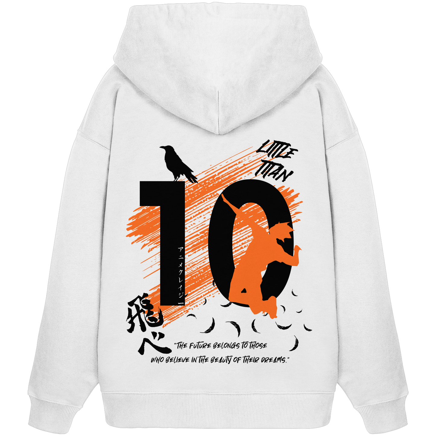 "Little Titan" Back Organic Oversize Hoodie