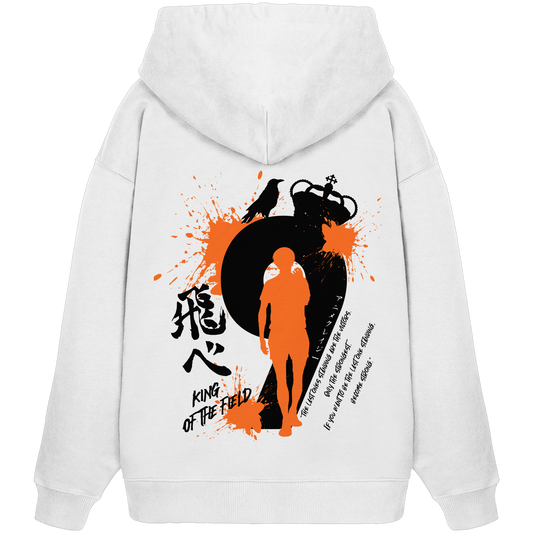 "King Of The Field" Back Organic Oversize Hoodie