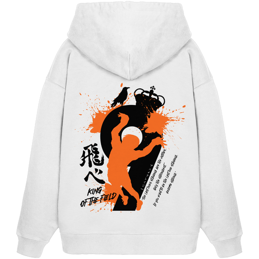 "King Of The Field 2.0" Back Organic Oversize Hoodie