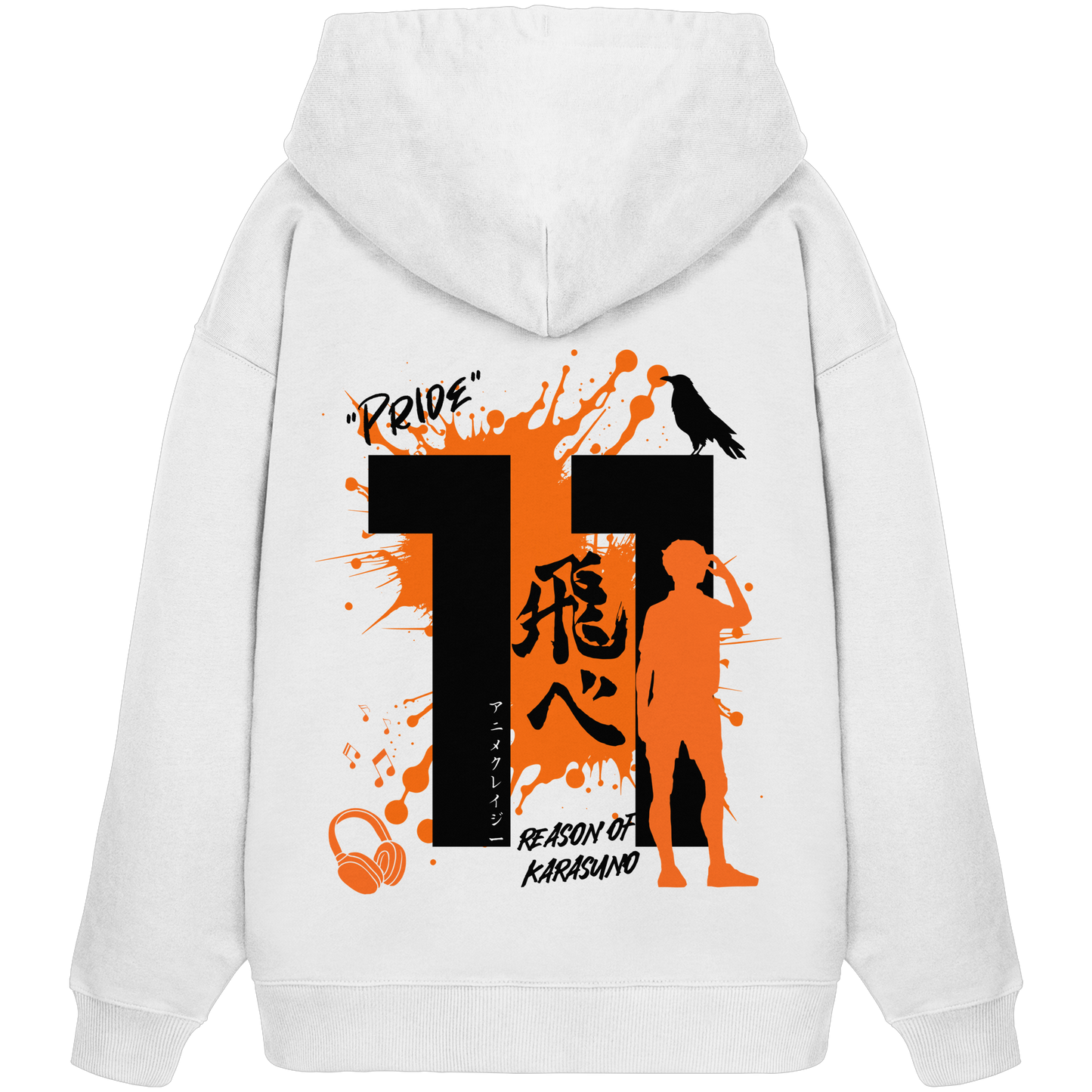 "Pride" Back Organic Oversize Hoodie