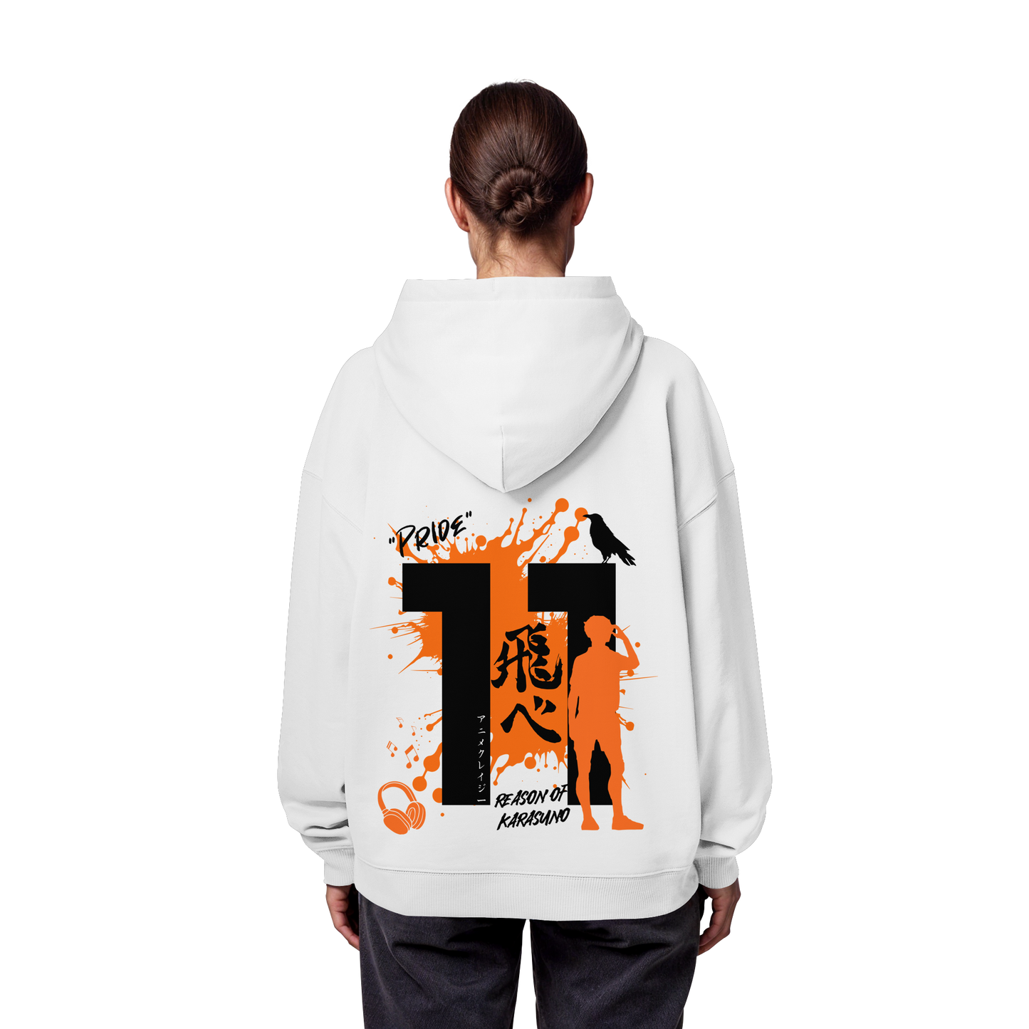 "Pride" Back Organic Oversize Hoodie